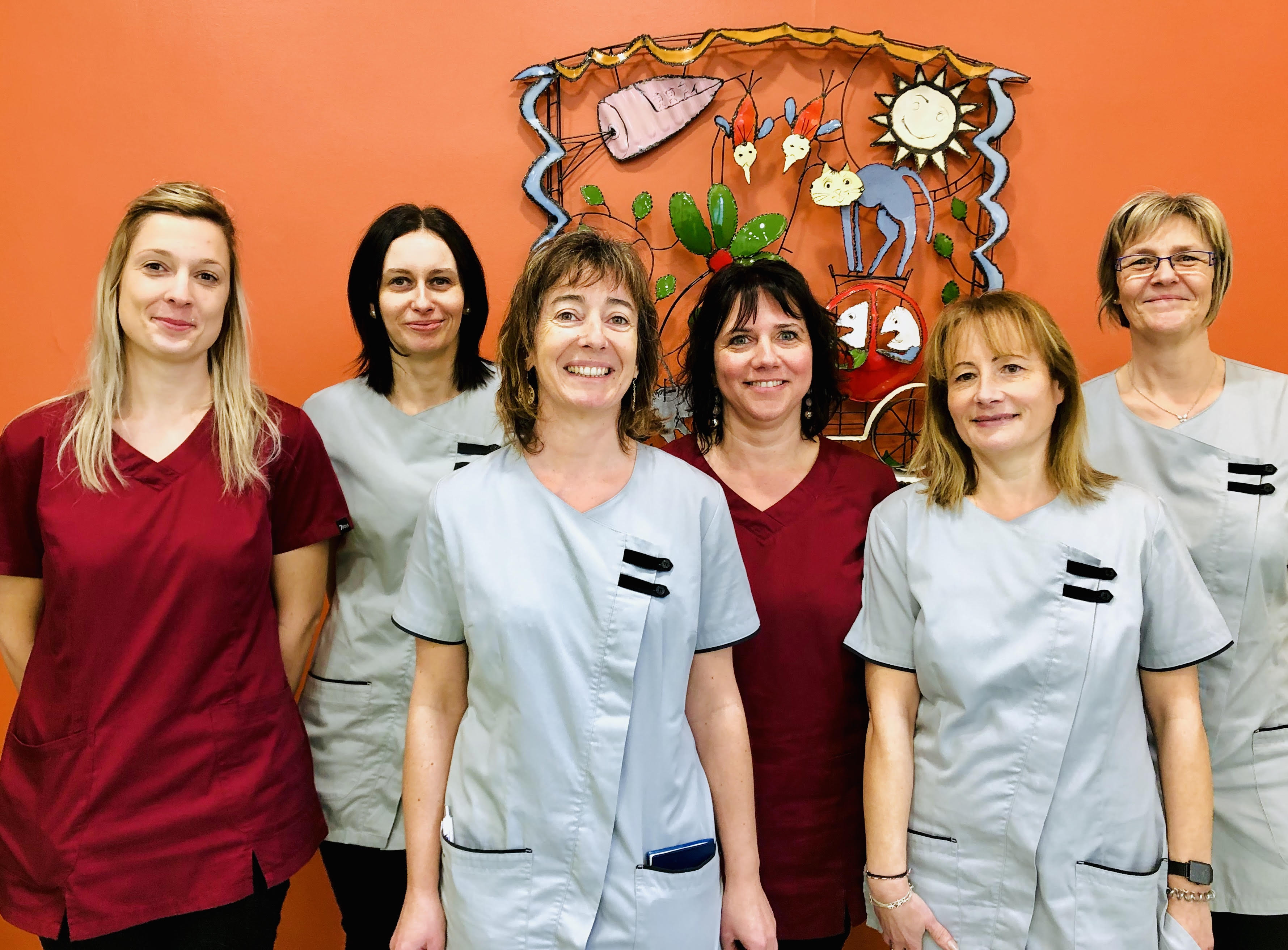 Secrétaires et assistantes du cabinet d'orthodontie à Montluçon